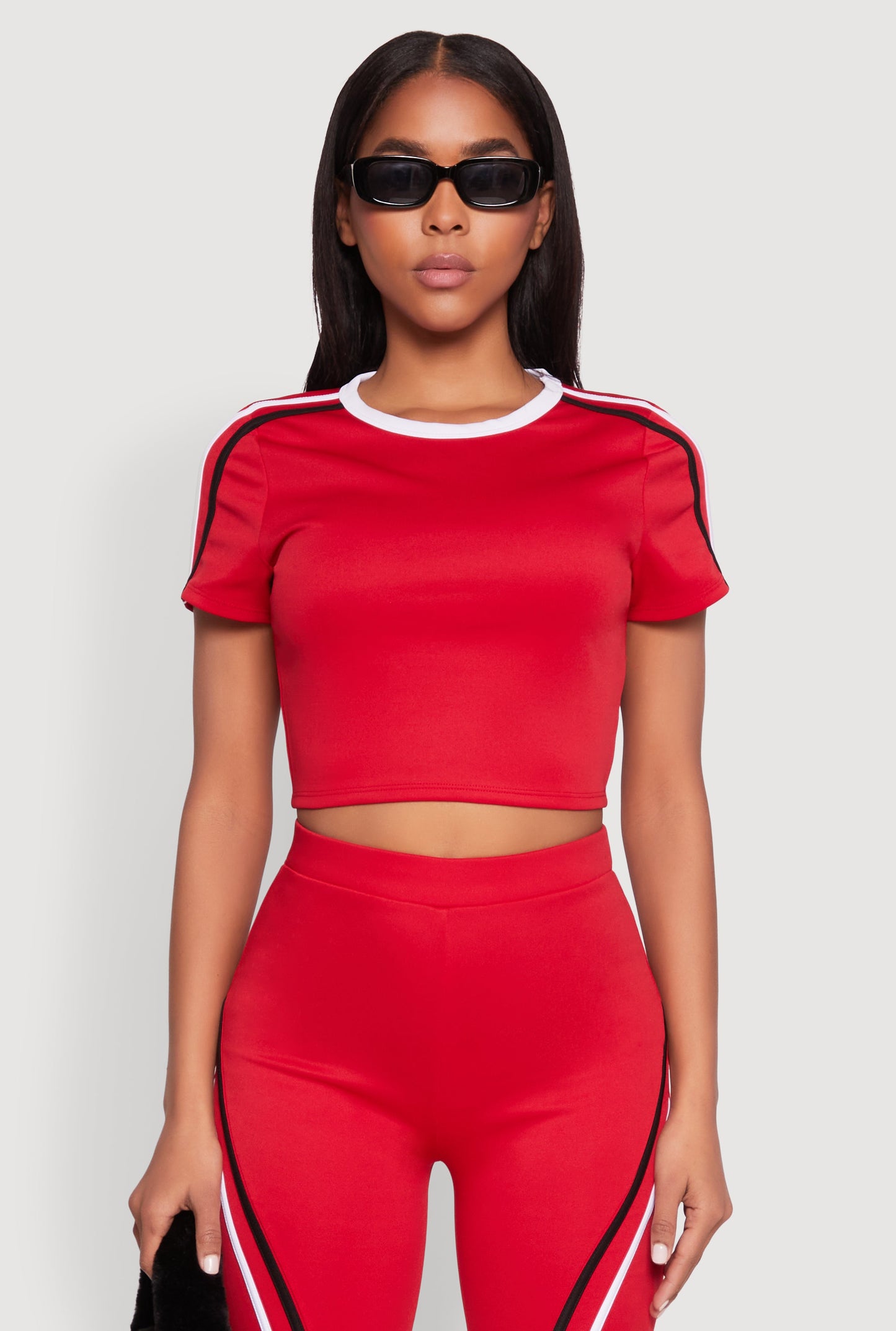 Varsity Stripe Crop Top