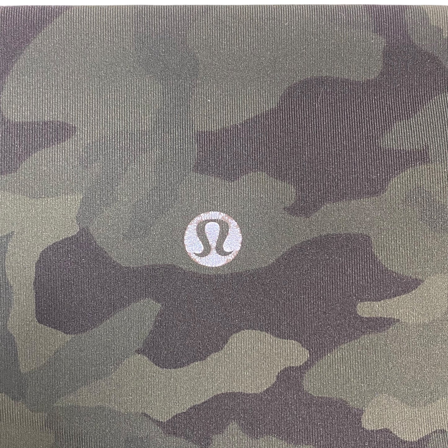 Athletic Leggings Capris Designer By Lululemon In Camouflage Print, Size:M