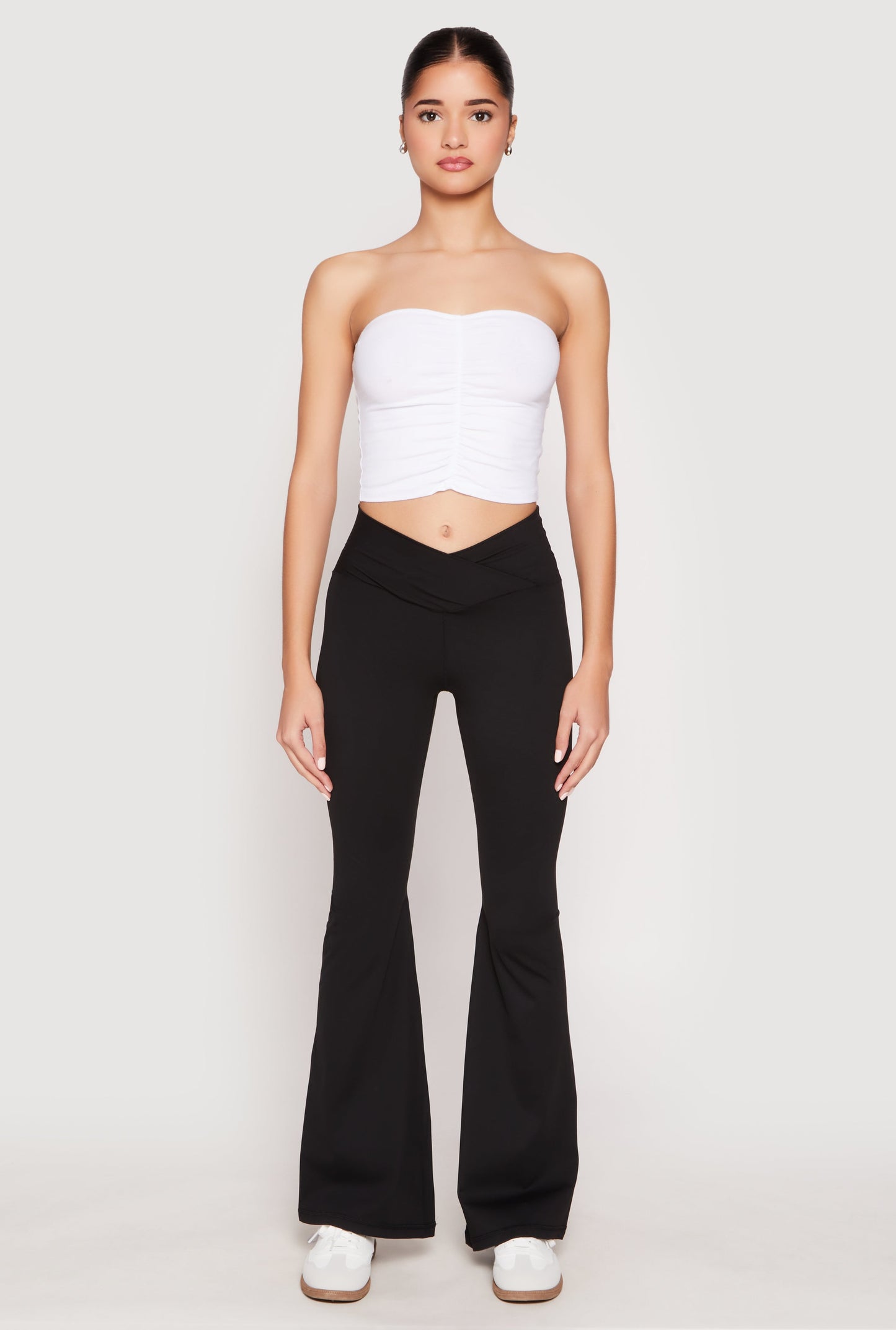 Ruched Front Tube Top