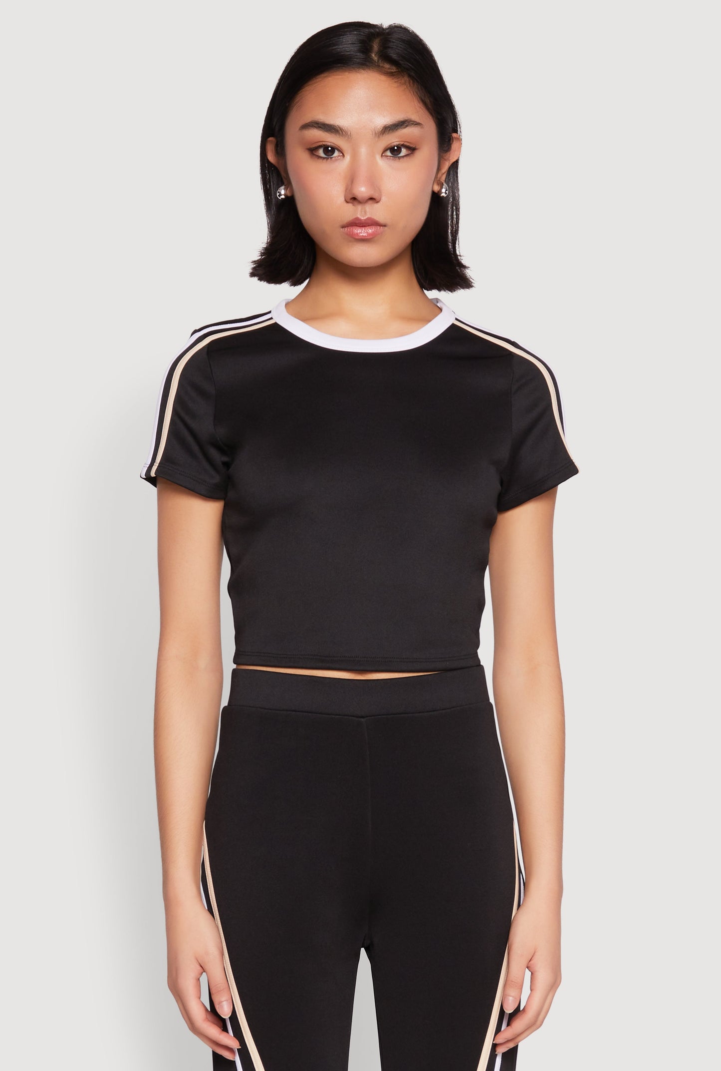 Varsity Stripe Crop Top