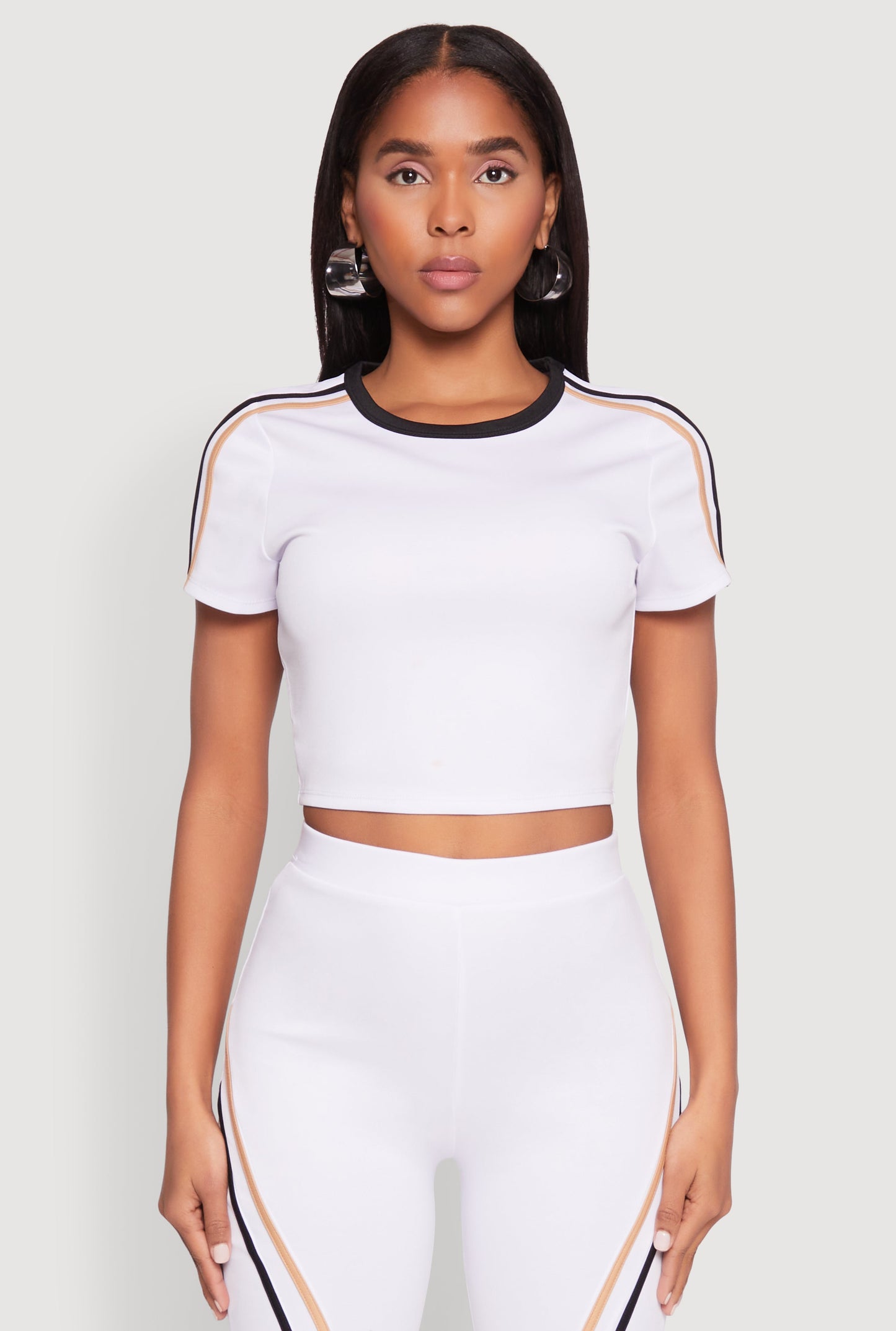 Varsity Stripe Crop Top