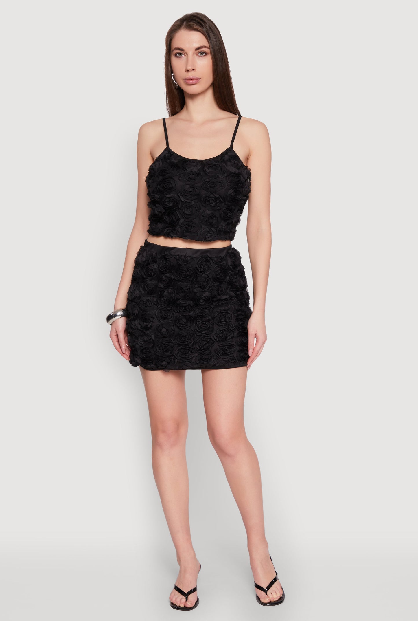 3D Flower Cropped Cami