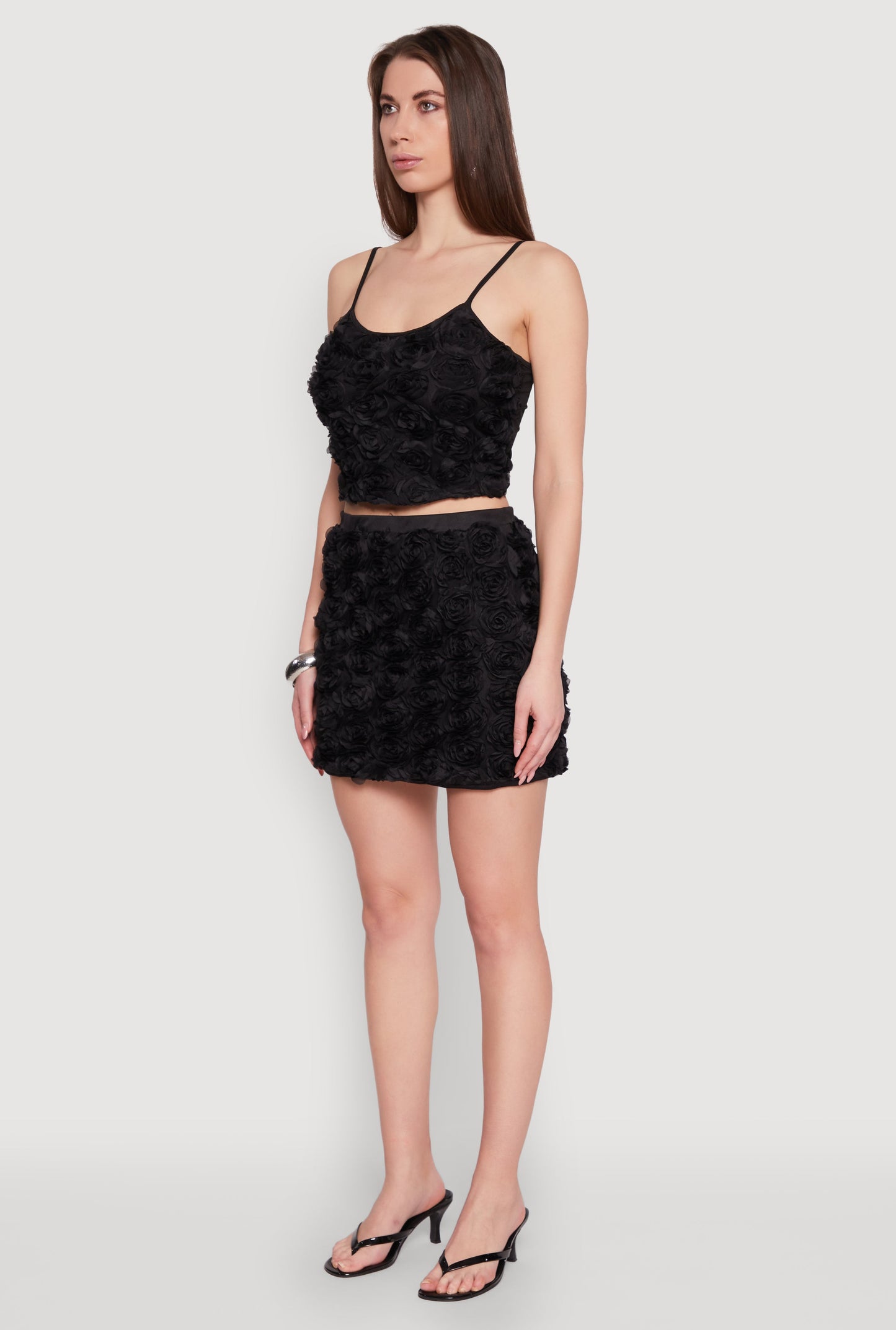 3D Flower Cropped Cami
