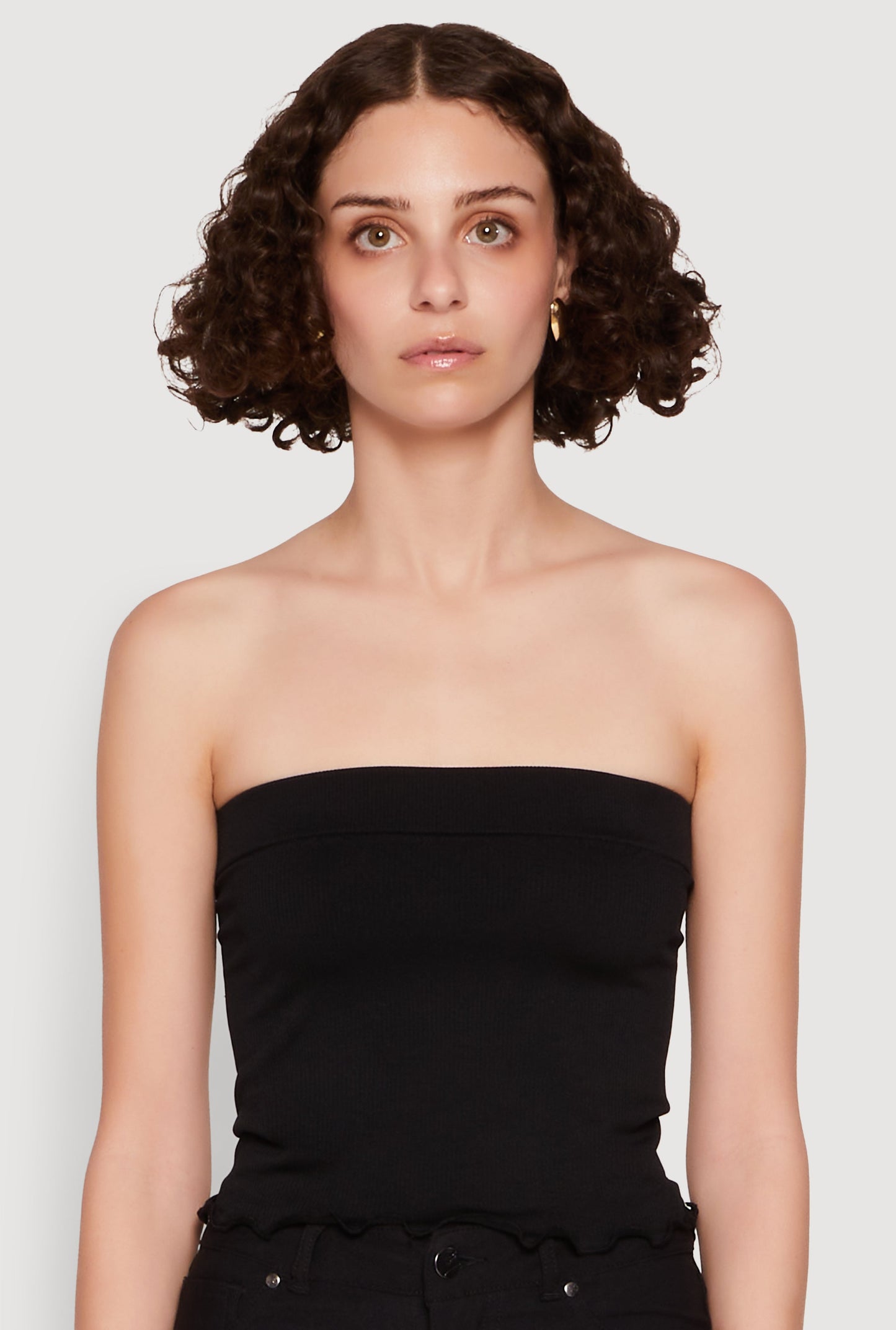 Lettuce Edge Seamless Tube Top