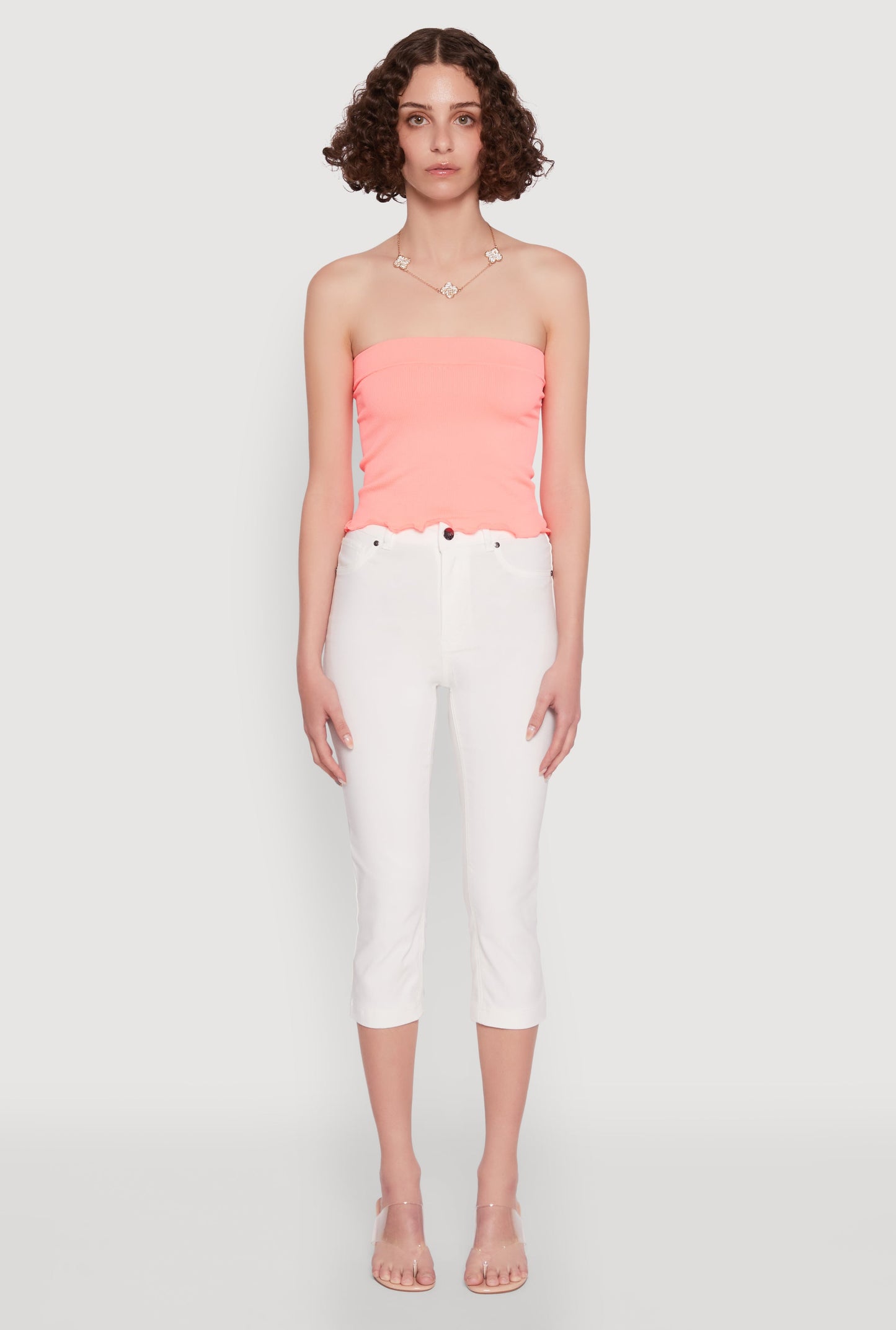 Lettuce Edge Seamless Tube Top