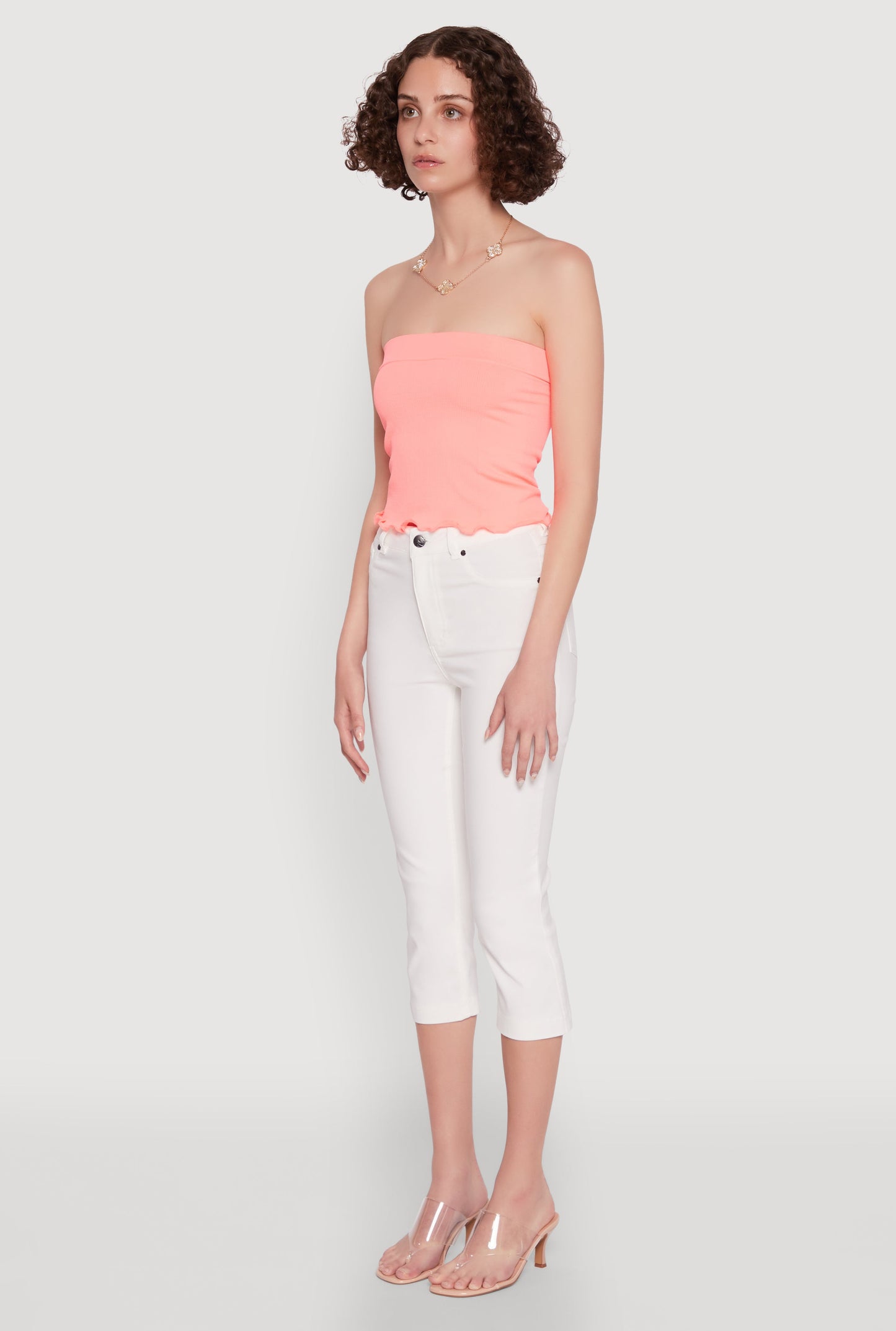 Lettuce Edge Seamless Tube Top