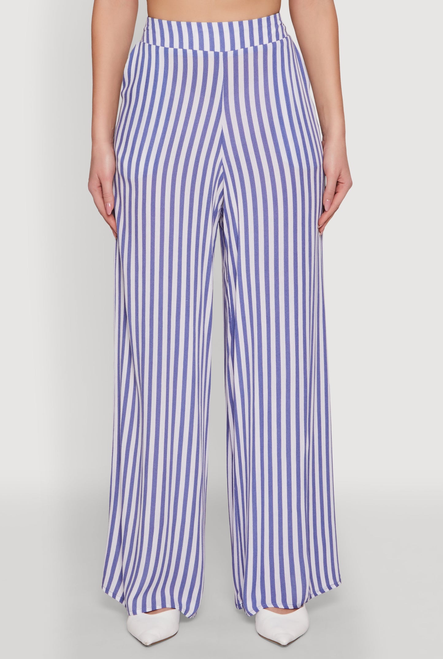 Striped Wide Leg Palazzo Pants