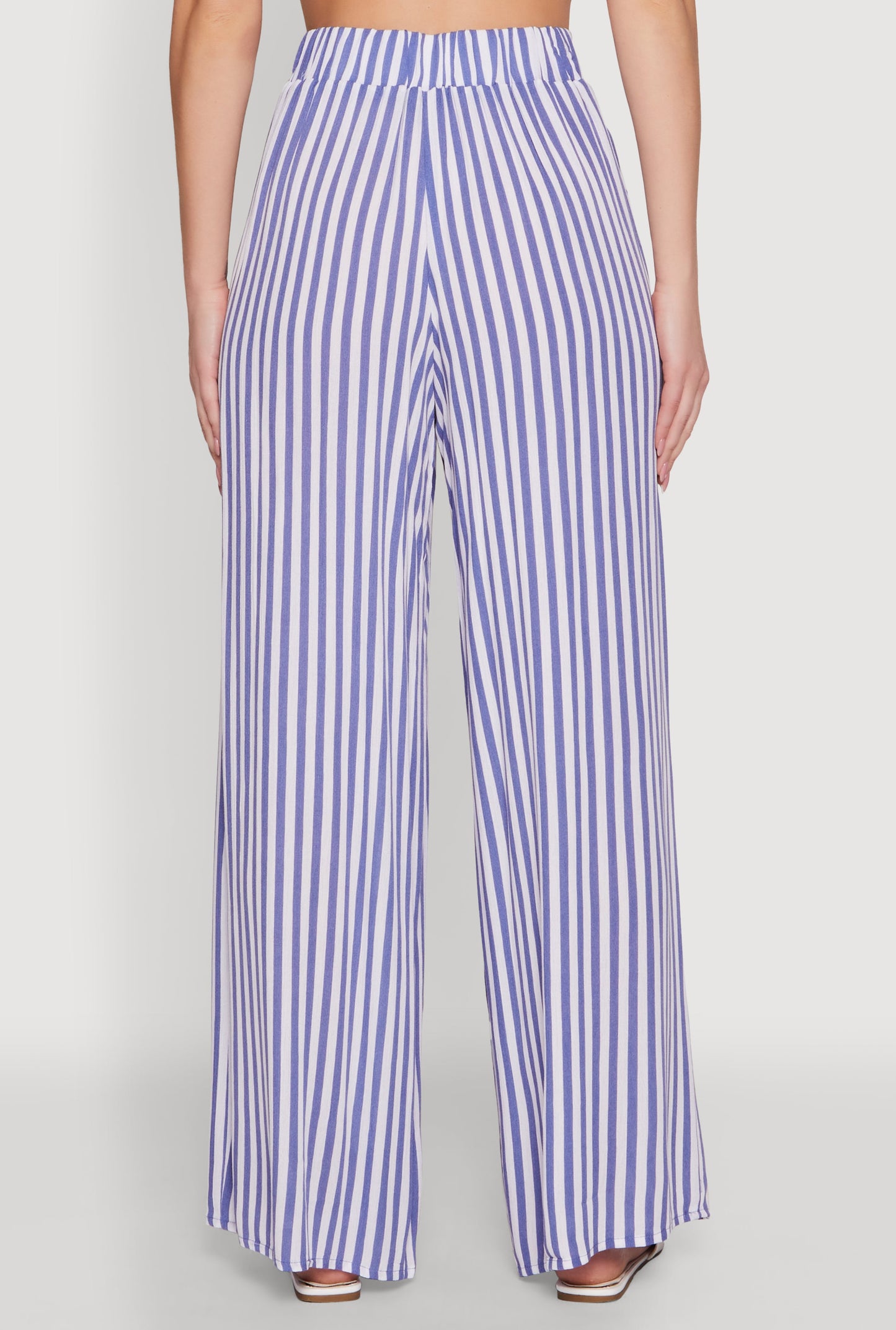 Striped Wide Leg Palazzo Pants