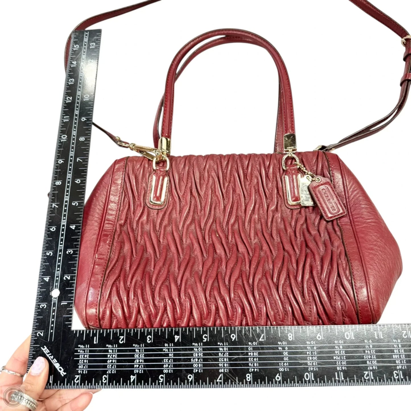 Handbag Designer By Coach, Size: Medium