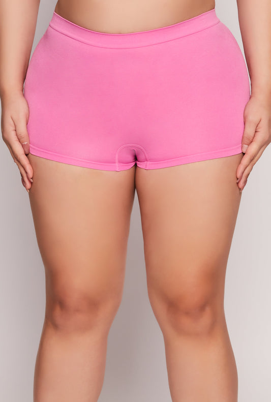 Plus Size Seamless Boyshort Panty