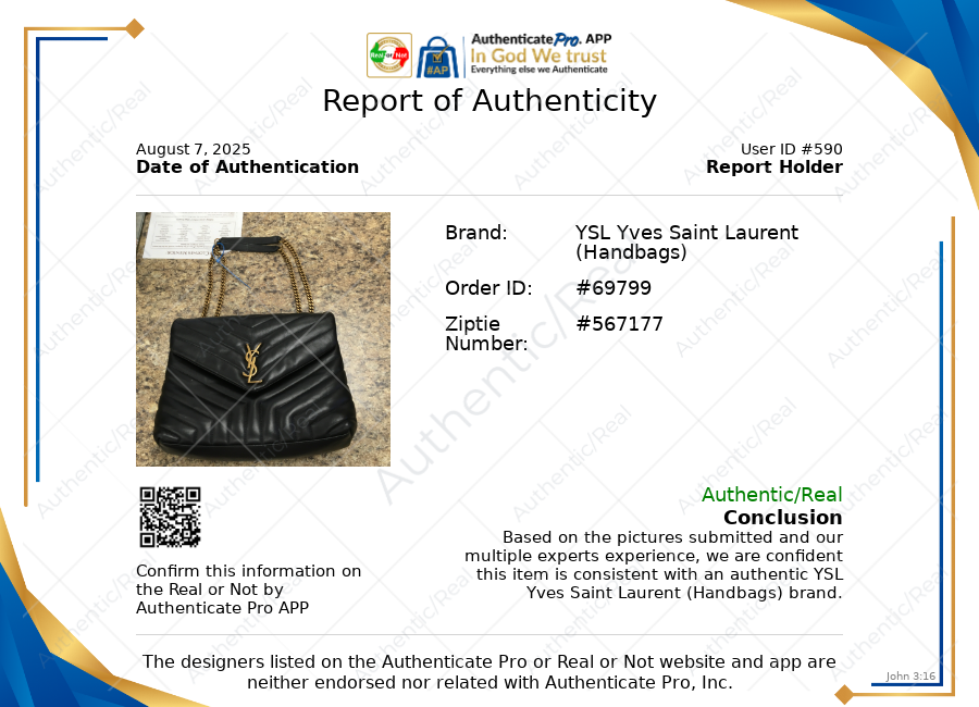 Handbag Luxury Designer By Yves Saint Laurent, Size: Large